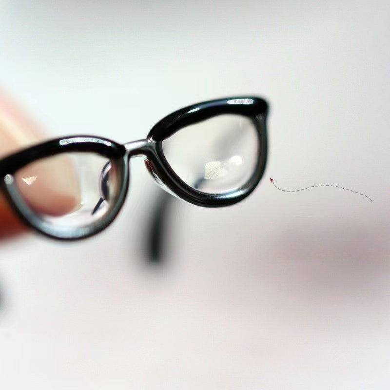 Enamel Forest Girl Adjustable Ring Glasses Ring