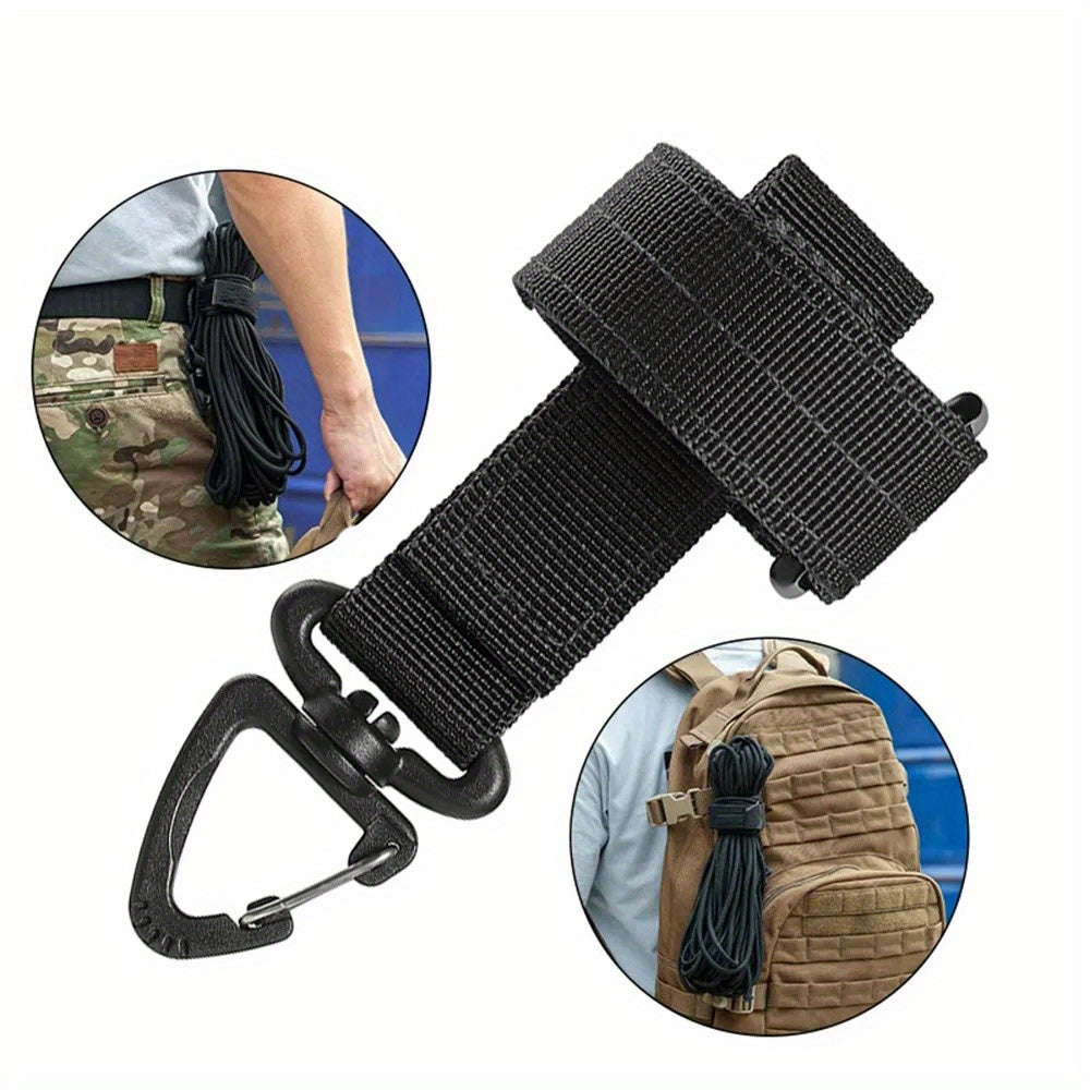 3pcs Mountaineering Buckle Keychain Pouch Belt Clip