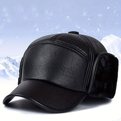 Men's Winter Warm Hat with Ear Protection for Dad and Grandfather
