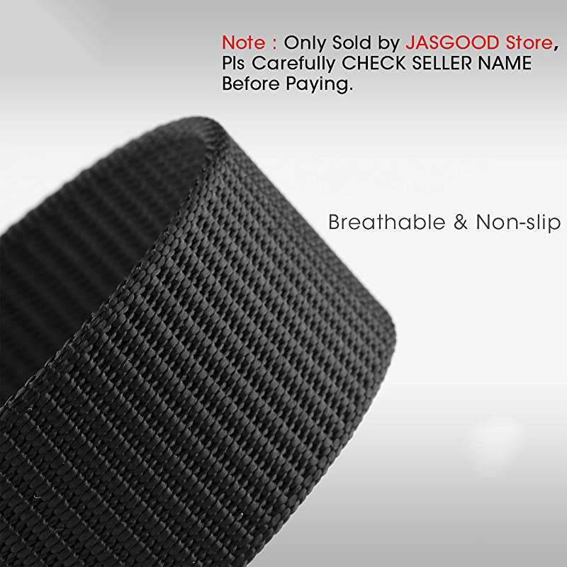 High Men's Golf Belt Automatic Buckle Nylon Belt for Outdoor Golf