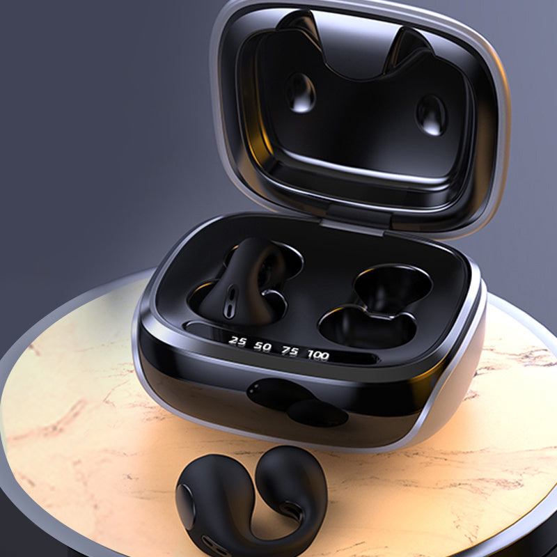 Waterproof Sports Earphones Noise Cancelling Clip-On Earbuds