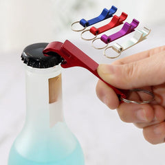 Aluminum Beer Bottle Opener Key Chain Random