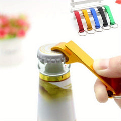 Aluminum Beer Bottle Opener Key Chain Random