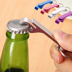 Aluminum Beer Bottle Opener Key Chain Random