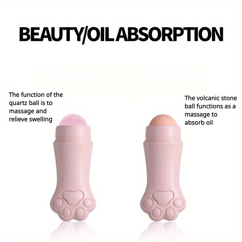 Absorbing Volcanic Roller Face Massager Skincare Tool