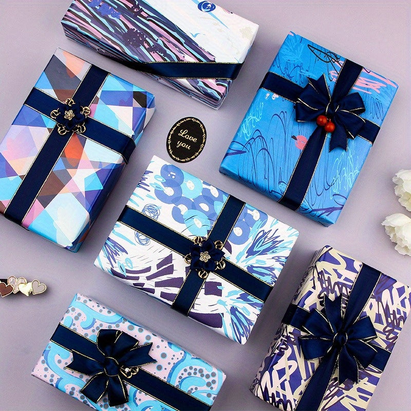 Christmas Halloween Birthday Gift Wrapping Paper DIY Decorative Paper