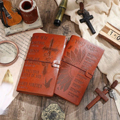 Vintage Faux Leather Sketch Journal Notebook 136 Sheets