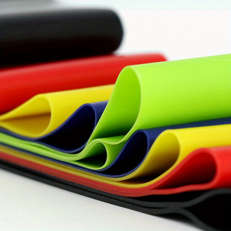 5pcs Yoga Resistance Bands Fitness Stretching Band Hip Lifting Body Shaping