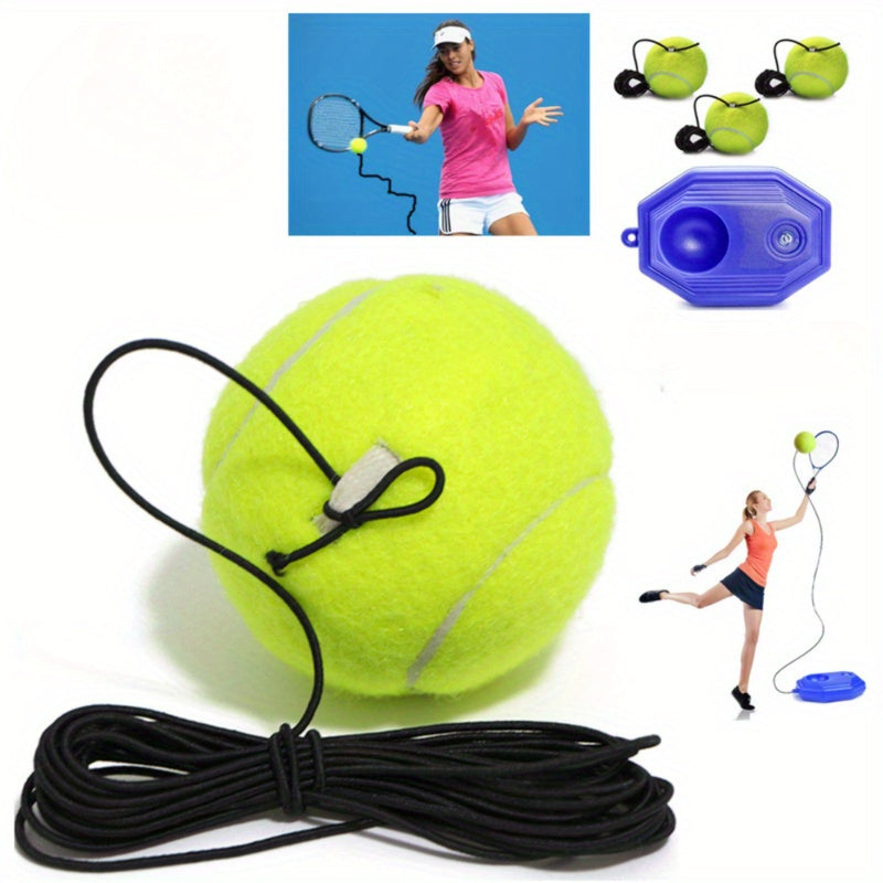 Tennis Trainer Rebounder Set for Self Training with Ball