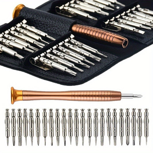 Precision Screwdriver Set 25 In 1 Repair Tool Kit for Mobile iPhones Laptop