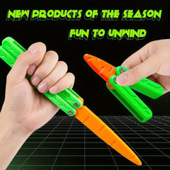 3D Printing Gravity Fidget Toy Carrot Anxiety Stress Relief Gift