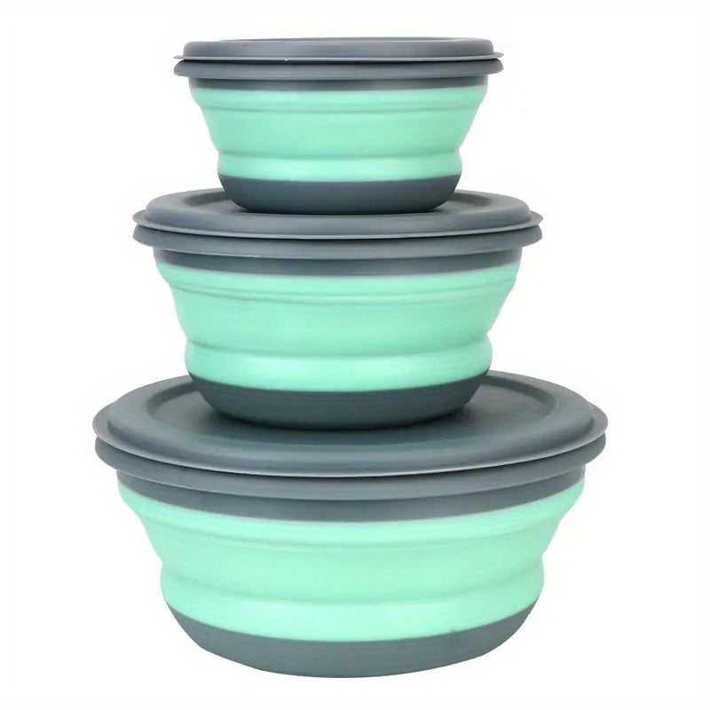 Portable Folding Bowl for Outdoor Camping and Travel