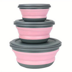 Portable Folding Bowl for Outdoor Camping and Travel