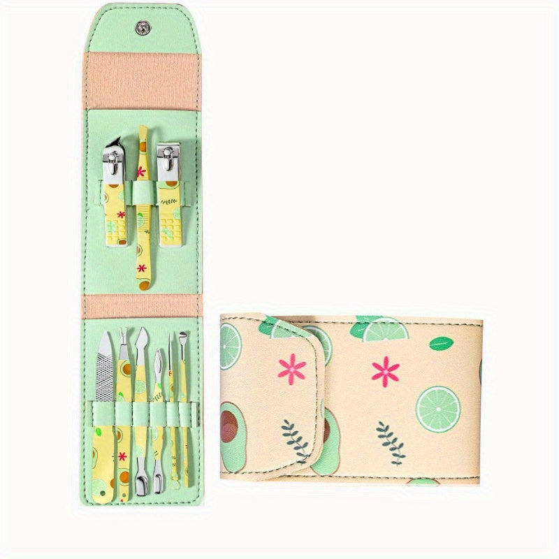 16pcs Nail Clipper Set Nail Scissors Ear Scoop Pedicure Tools