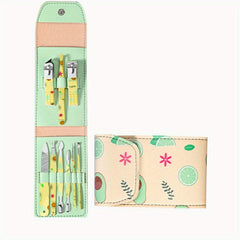 16pcs Nail Clipper Set Nail Scissors Ear Scoop Pedicure Tools