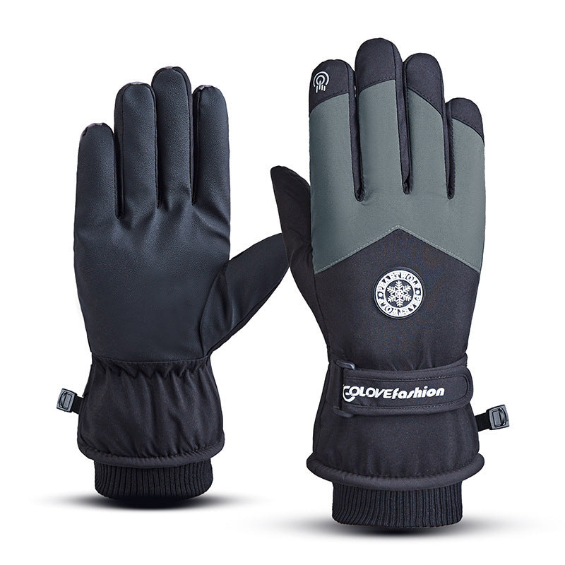 Winter Skiing Gloves Windproof Waterproof Touch Screen Thick Gloves