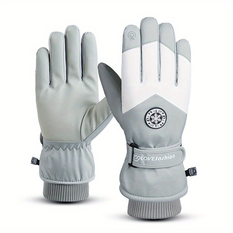 Winter Skiing Gloves Windproof Waterproof Touch Screen Thick Gloves