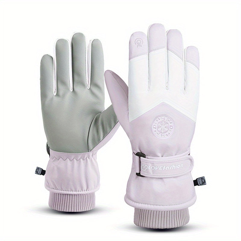 Winter Skiing Gloves Windproof Waterproof Touch Screen Thick Gloves