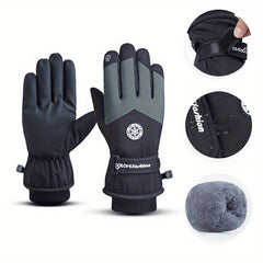 Winter Skiing Gloves Windproof Waterproof Touch Screen Thick Gloves
