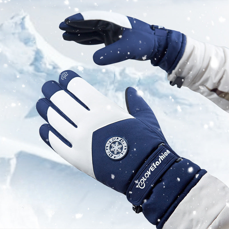 Winter Skiing Gloves Windproof Waterproof Touch Screen Thick Gloves