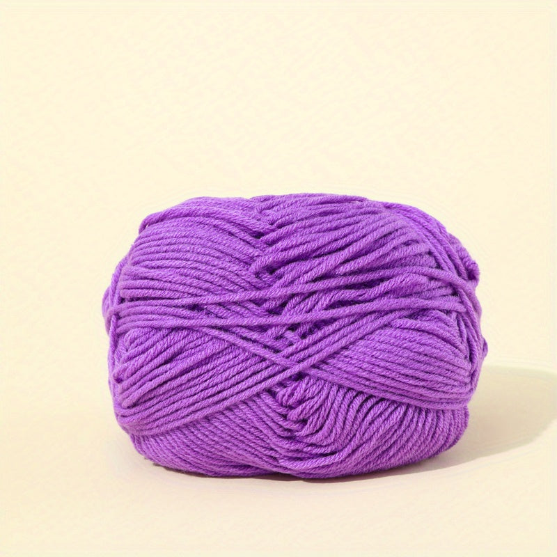 5 Strand Medium Thick Hand Knitted Wool Thread for Scarf Crocheting