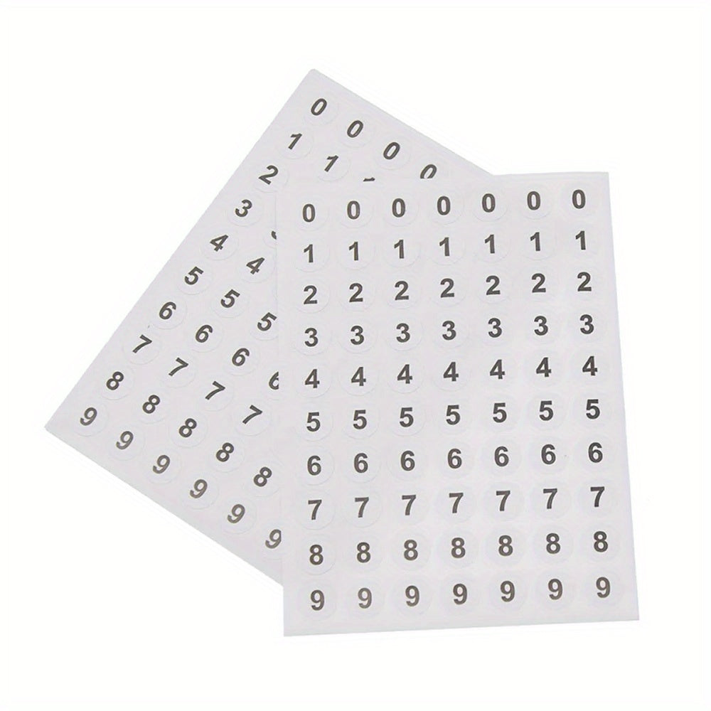 840pcs Round Label Stickers 0.9 Marking Sorting Number Stickers