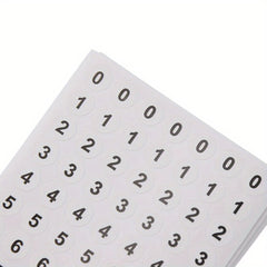 840pcs Round Label Stickers 0.9 Marking Sorting Number Stickers