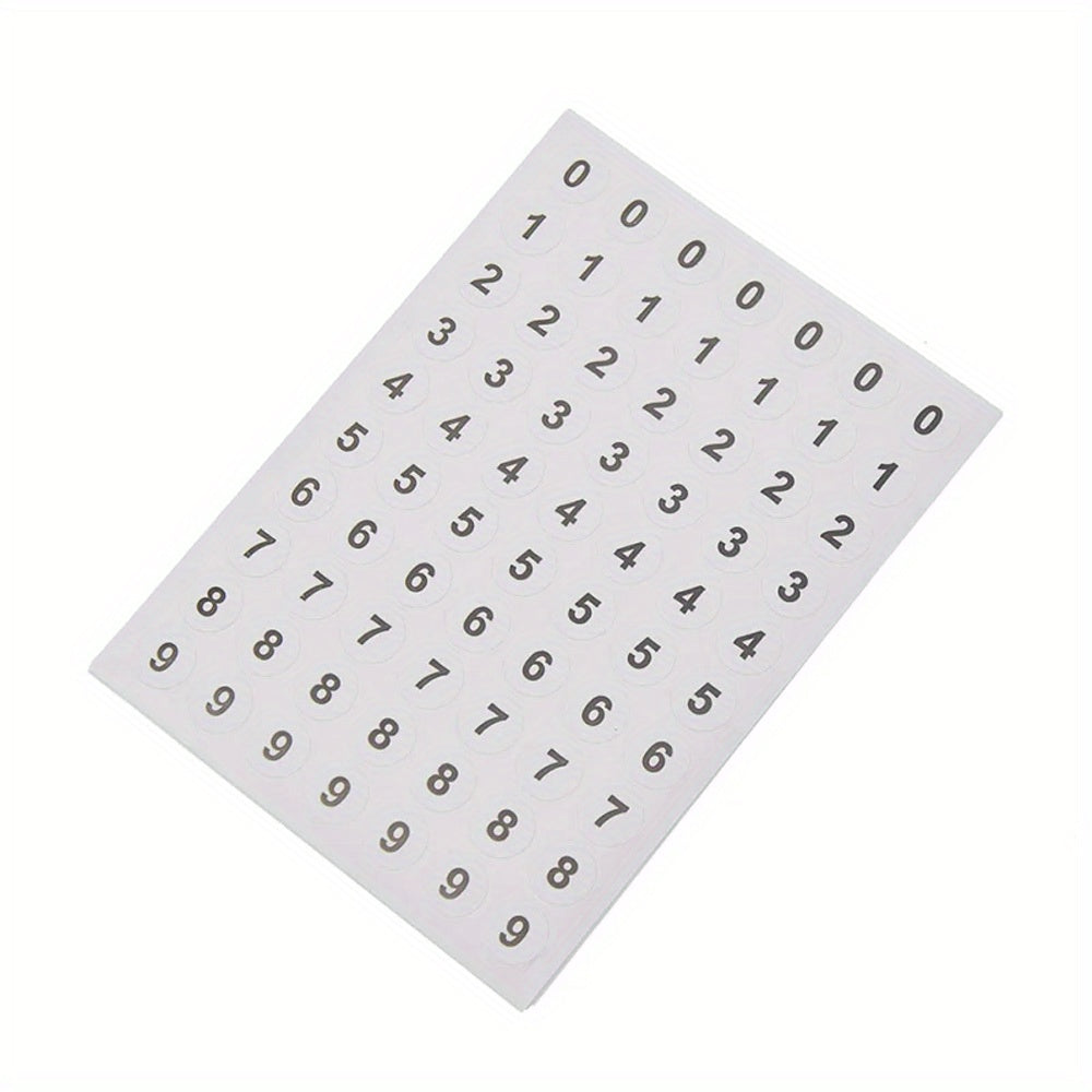 840pcs Round Label Stickers 0.9 Marking Sorting Number Stickers