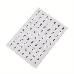 840pcs Round Label Stickers 0.9 Marking Sorting Number Stickers