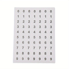 840pcs Round Label Stickers 0.9 Marking Sorting Number Stickers