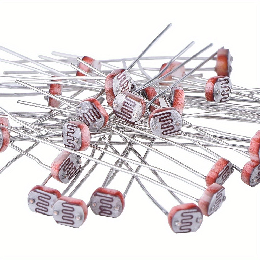 20pcs Photoresistor 5mm Assortment Pack for Circuits and Electronics