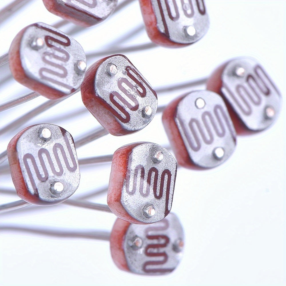 20pcs Photoresistor 5mm Assortment Pack for Circuits and Electronics