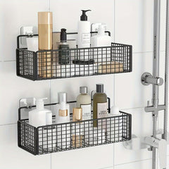 Bathroom Lotion Storage Shelf Shower Caddy Rack No Drilling Rack