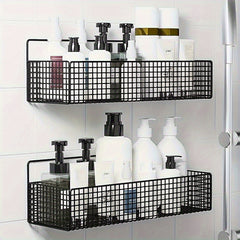 Bathroom Lotion Storage Shelf Shower Caddy Rack No Drilling Rack