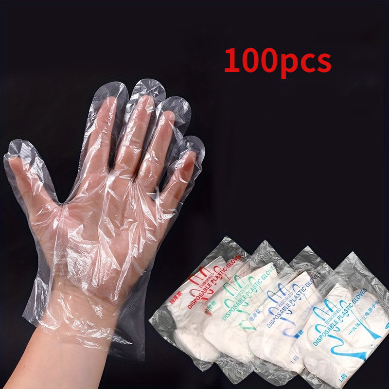 Plastic Disposable Gloves for Cooking & Cleaning 100-300pcs