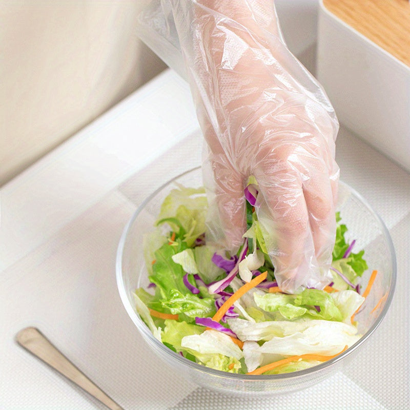 Plastic Disposable Gloves for Cooking & Cleaning 100-300pcs