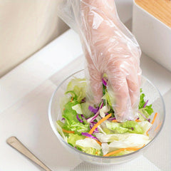 Plastic Disposable Gloves for Cooking & Cleaning 100-300pcs