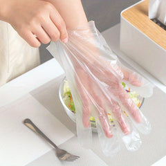 Plastic Disposable Gloves for Cooking & Cleaning 100-300pcs