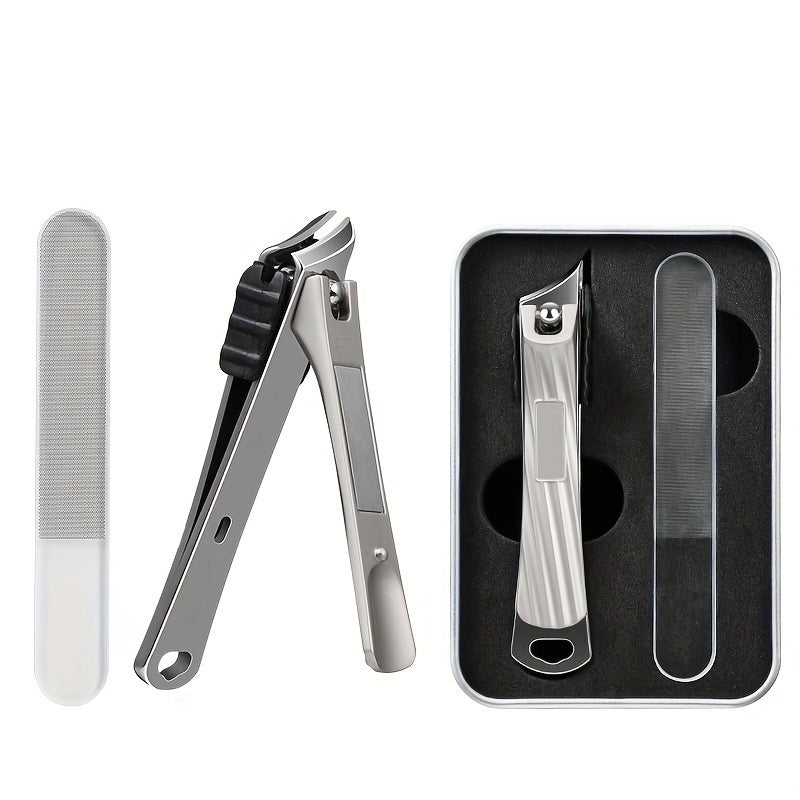 Nail Clippers & Nail File Set Fingernail & Toenail Cutter Manicure Tool