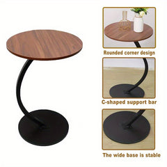 Small Coffee Table Light Side Table Storage Table for Apartment Living Room