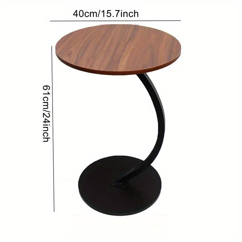 Small Coffee Table Light Side Table Storage Table for Apartment Living Room