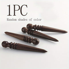 1pc Sandalwood Sanding Rod Leather Wood Polishing Rod