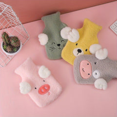 Animal Plush Cover Hand Warmer Hot Water Bag