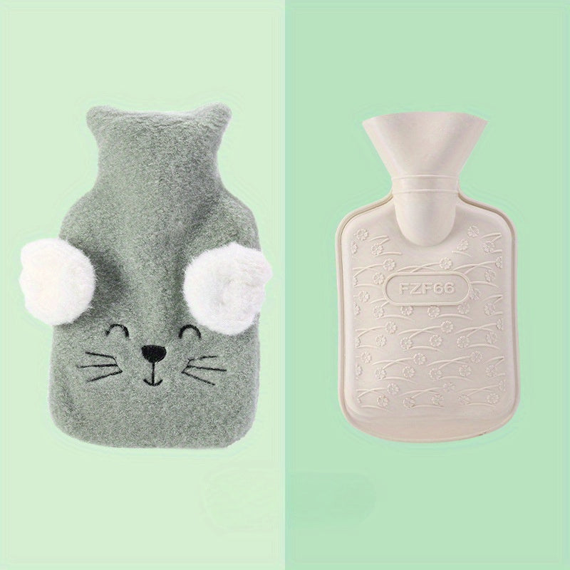 Animal Plush Cover Hand Warmer Hot Water Bag