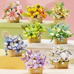 Building Blocks Flowers Toy, Party Favors - Christmas Gift