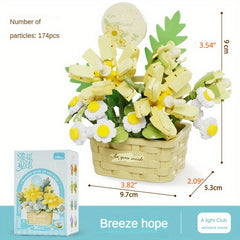 Building Blocks Flowers Toy, Party Favors - Christmas Gift