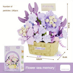 Building Blocks Flowers Toy, Party Favors - Christmas Gift