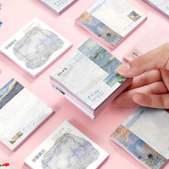 50 Sheets Sticky Note Pad Cartoon Student Diary Creative Multiple Pastes
