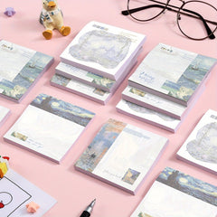50 Sheets Sticky Note Pad Cartoon Student Diary Creative Multiple Pastes