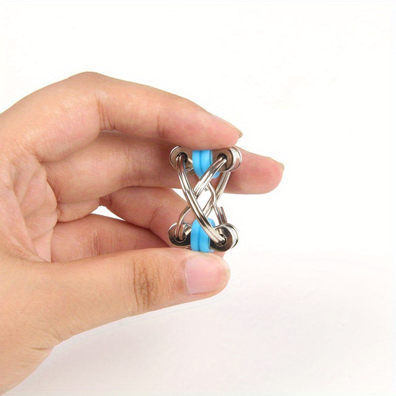 Iron Chain Toy Decompression Metal Keychain